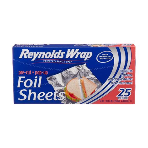 Reynolds Wrap Pre Cut Foil Sheets 25 Count