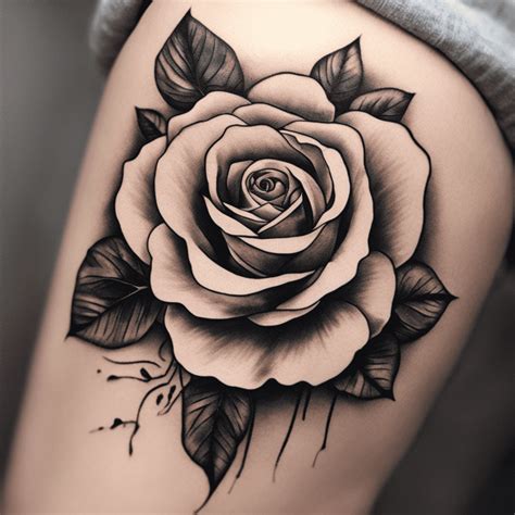 Rose Tattoo Realistic