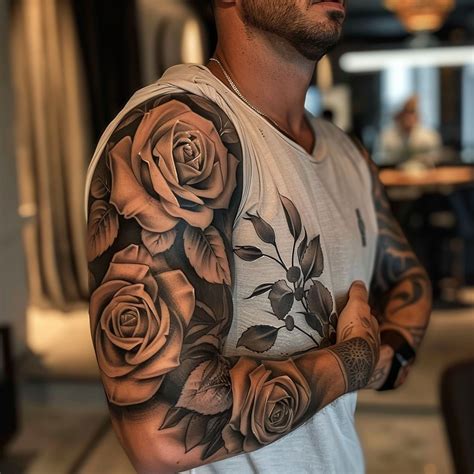 Roses Tattoos For Guys