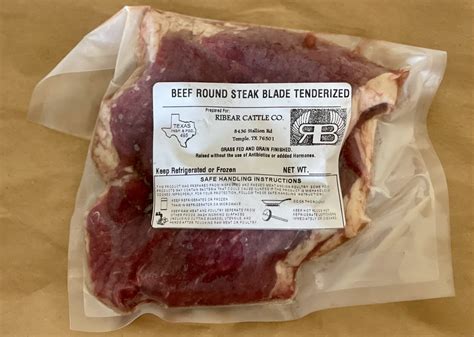 Round Steak Tenderized Ribear Cattle Co