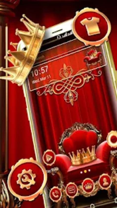 Royal Golden Crown Launcher Th For Android Download