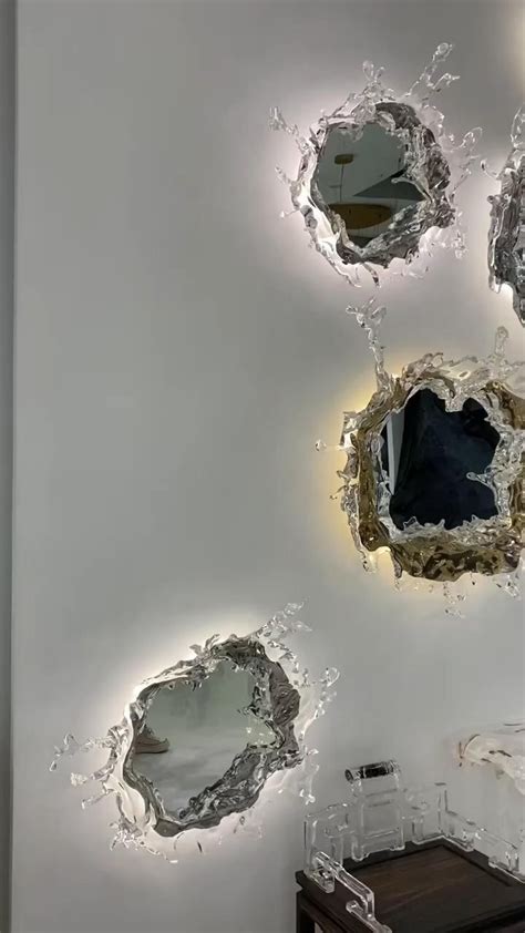 Rylight Ice Princess Magic Mirror Wall Lamp Mirror With Lights Wall