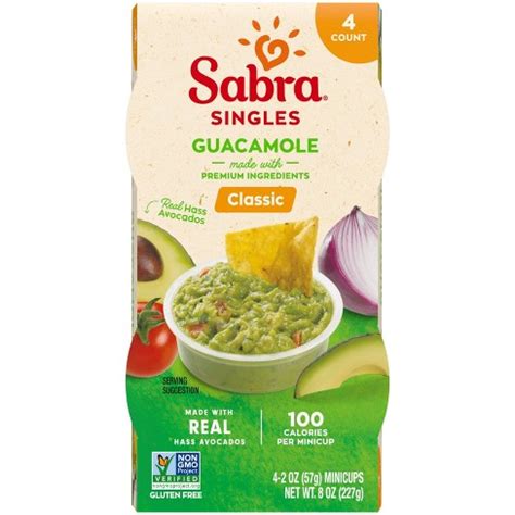 Sabra Dipping Company Introduces Sabra Guacamole Classic Singles Nosh Com