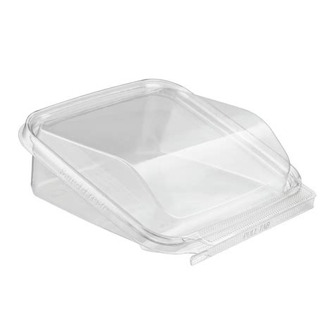 Safe T Fresh Clear Plastic Hinged Sandwich Container 7 5 16 L X 4 1 8 W X 3 5 8 H
