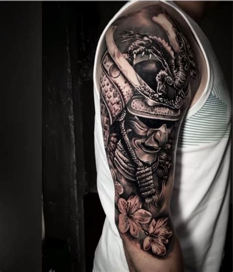 Samurai Tattoo Half Sleeve Samurai Tattoo Design Warrior Tattoo