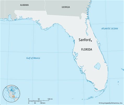 Sanford Florida Map Amp Facts Britannica