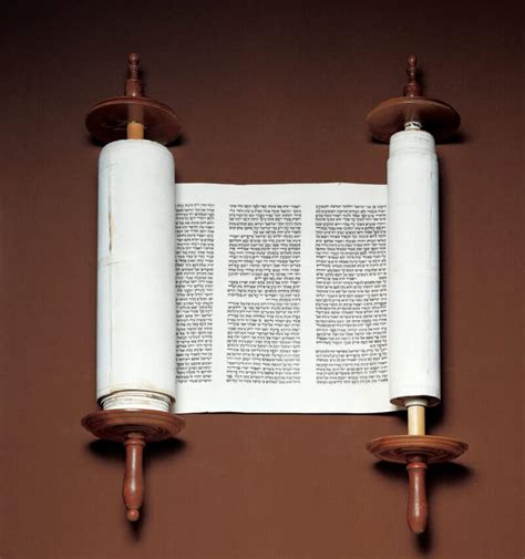 Scroll In A Synagogue