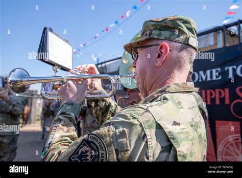 Sgt 1St Class Lee A Trumpet Player With The 41St Army Band