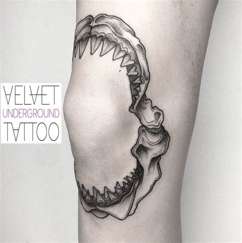Shark Jaws Tattoo