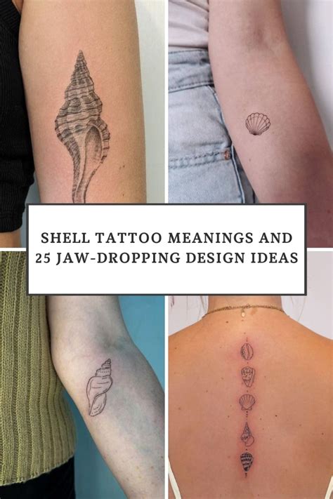 Shell Tattoo Meanings And 25 Jaw Dropping Design Ideas 25 Shell