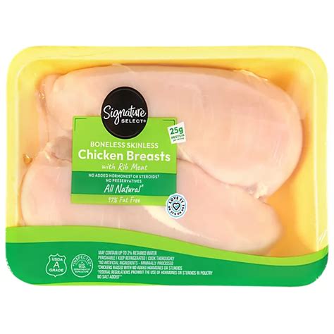 Signature Select Chicken Breast Boneless Skinless 2 Lb Randalls