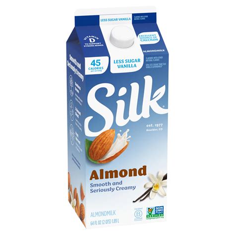 Silk Light Vanilla Almond Milk Shop Milk At H E B Silk Light Vanilla Almond Milk Shop Milk At H E B