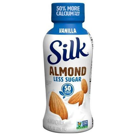 Silk Unsweetened Vanilla Almond Milk 10 Fluid Ounce Aseptic 12 Per Silk Unsweetened Vanilla Almond Milk 10 Fluid Ounce Aseptic 12 Per