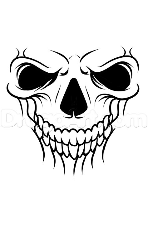 Simple Skull Tattoo Drawing Simple Skull Tattoo Drawing