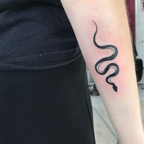 Simple Snake Tattoo Designs