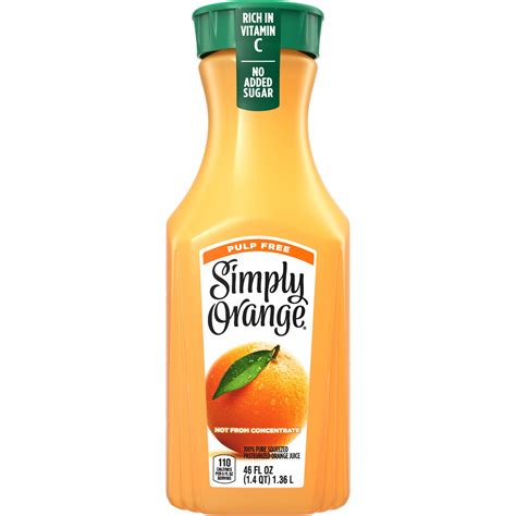 Simply Orange Juice In Orange Juice Walmart Com