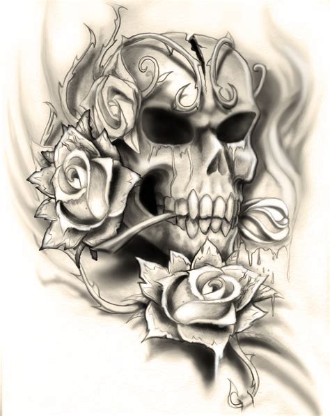Skull Tattoo Template Prntbl Concejomunicipaldechinu Gov Co