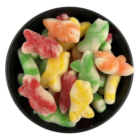 Slikbilen Sour Twist Fish Syrlige Vingummier Slikbilen