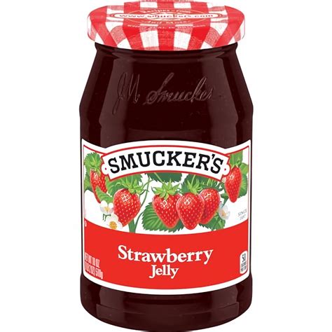 Smucker S Strawberry Jelly 30 Pack 1 2 Oz Cups For Lunchboxes Snacks And Breakfast Walmart Com