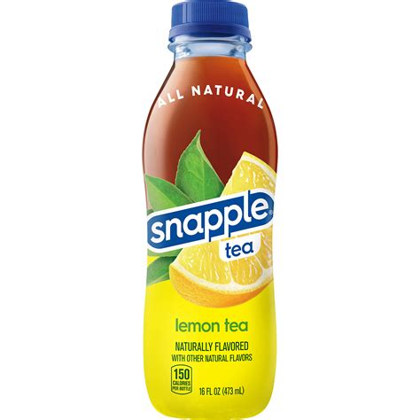 Snapple Lemon Tea Recycled Bottle 16 Fl Oz 12 Count 16 Fl Oz 12 Count