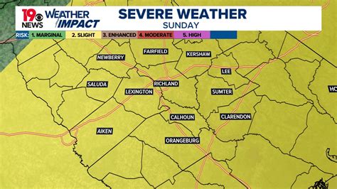 South Carolina Weather Forecast Potential Weekend Storms Wltx Com