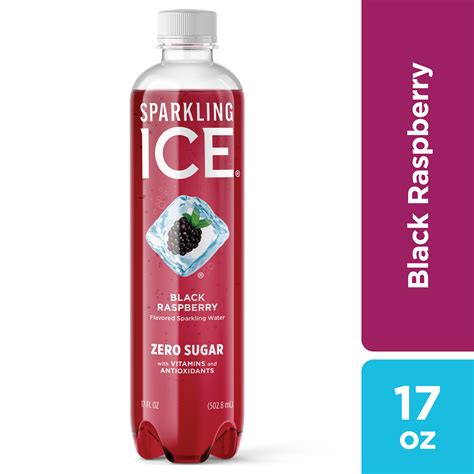 Sparkling Ice Black Raspberry Sparkling Water Zero Sugar Flavored