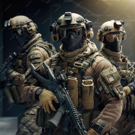 Special Forces Sniper Soldier Premium Ai Generated Image