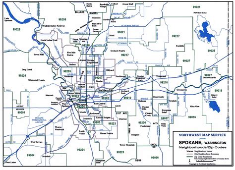 Spokane Wa Zip Codes Map At Miriam Michael Blog