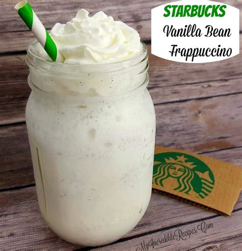 Starbucks Vanilla Frappuccino Recipe