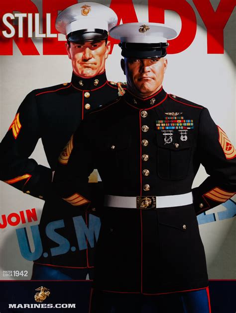Still Ready Join Us Marine Corps David Pollack Vintage Posters