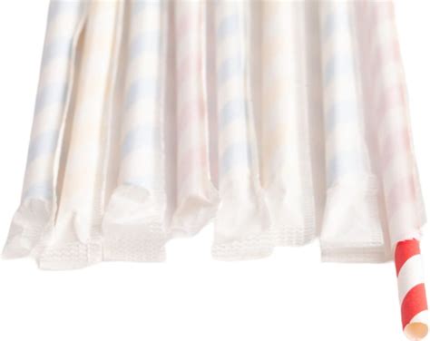 Stone 8 Super Jumbo Paper Wrapped Straws 300 Bx 081900 Champion Products
