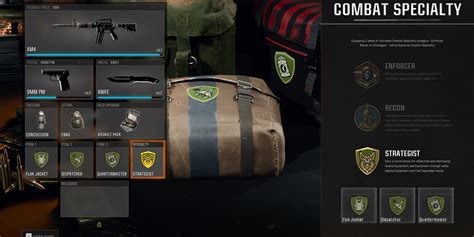 Stragist Combat Specialty