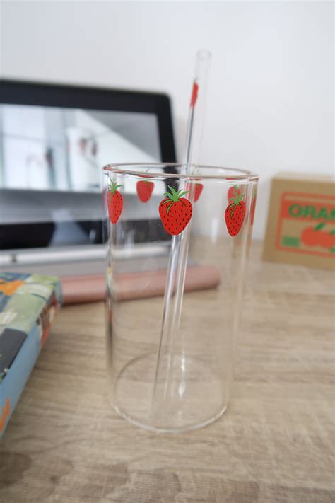 Strawberry Nana Glass Etsy Strawberry Nana Glass Etsy