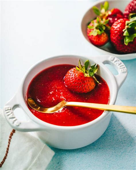 Strawberry Puree A Couple Cooks