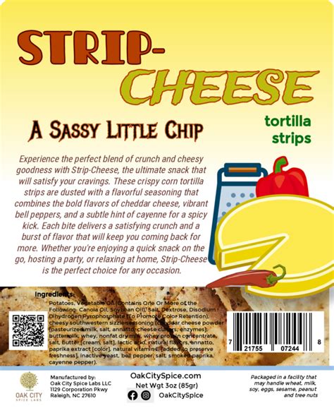 Strip Cheese Tortilla Chips A Sassy Little Chip Family Size