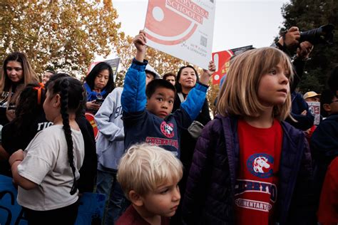 Students Parents Rally As Berryessa Union School District In San Jose Students Parents Rally As Berryessa Union School District In San Jose