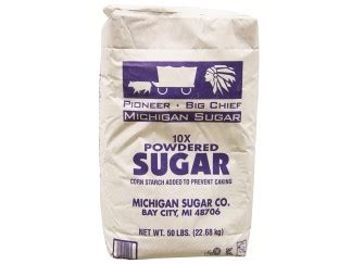 Sugar Powdered 10X Pioneer 50 Lb Walnut Creek Foods