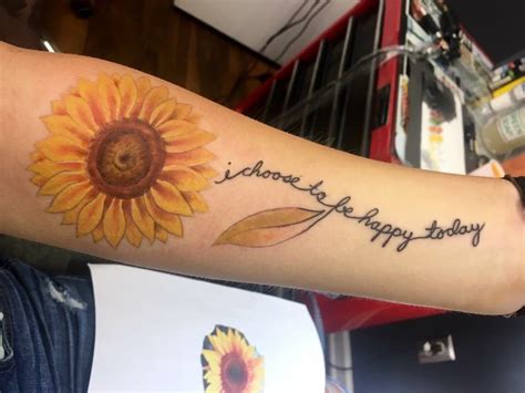 Sunflower Tattoos With Quotes At Kim Jean Blog