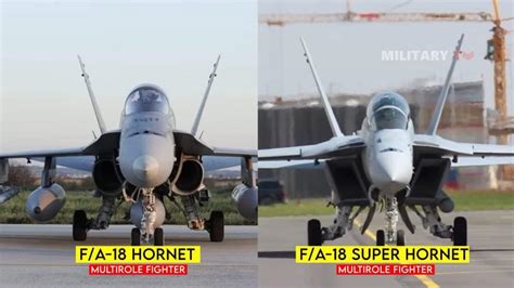 Super Hornet Vs Hornet Examining The Differences Between The F A 18E F