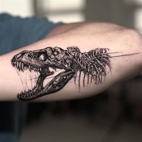 T Rex Skull Tattoo Best Tattoo Ideas Gallery