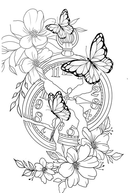 Tattoo Outline Drawing Tattoo Art Drawings Outline Drawings Hand Art