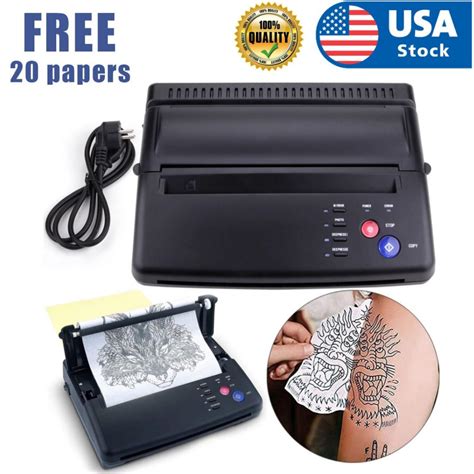 Tattoo Thermal Stencil Maker Tattoo Transfer Copier Printer Machine A4