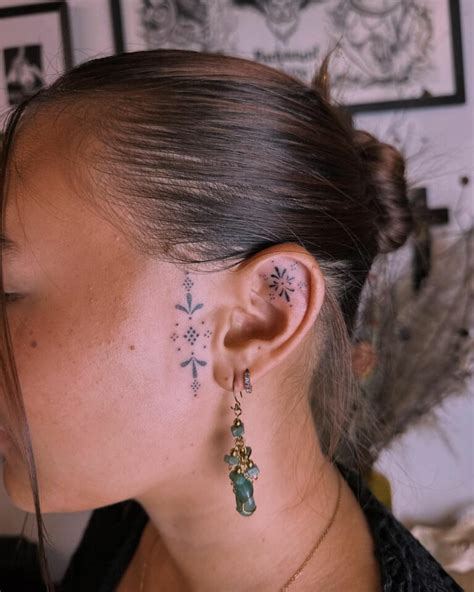 Tattoos On The Earlobe