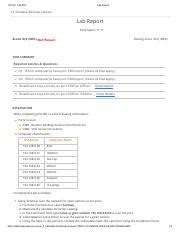 Testout Labsim 17 Pdf 11 23 22 6 58 Am Testout Labsim Lab Report Your