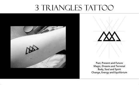 The Deep Symbolism Behind Three Triangle Tattoos Meanings Origins