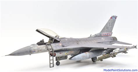 The Tamiya F 16C Model Paint Solutions