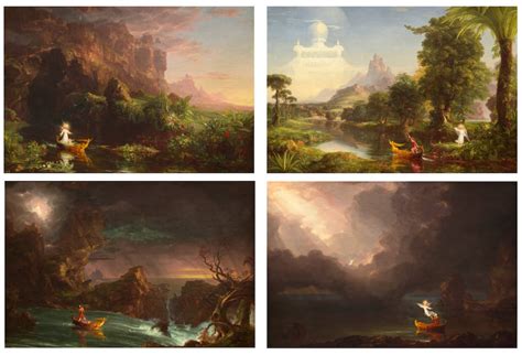 The Voyage Of Life By Thomas Cole The Voyage Of Life Thomas Cole Classic Art Can Walmart Com