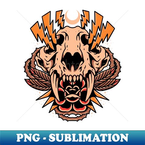 Tiger Rose Tattoo Creative Sublimation Png Download Perf Inspire