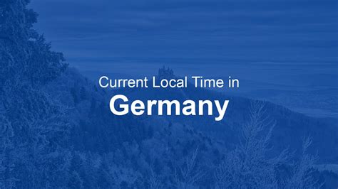 Time Now In Berlin Germany Time Now