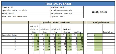 Time Study For Garment Operations Step By Step Guide
